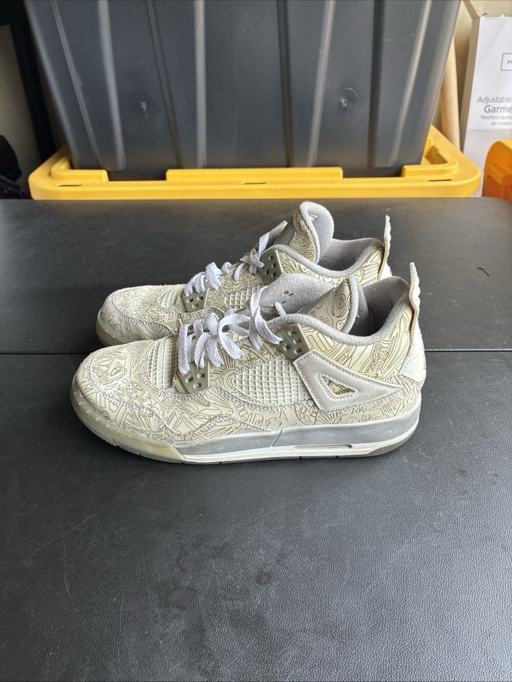 Jordan Air Jordan 4 Retro Laser 30th Anniversary White/Chrome 705333-105 6y